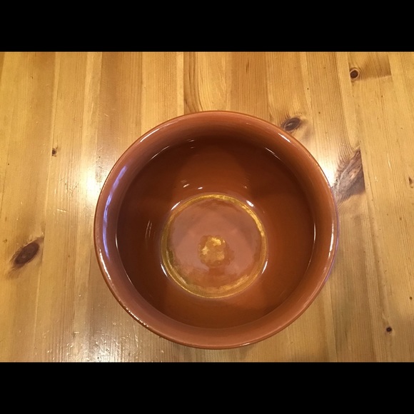 VINTAGE NITTSJO SWEDEN POTTERY PLANTER 1981 REDWARE FLORAL MORIAGE - Picture 5 of 10